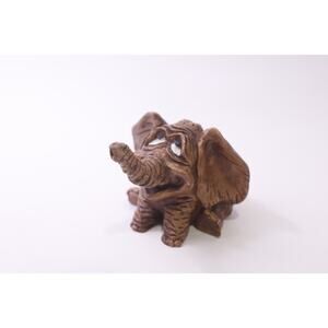 Shade Tree Creations, Elephant, Figurine, Handmade, Home Decor, ~ 251227-WH 955